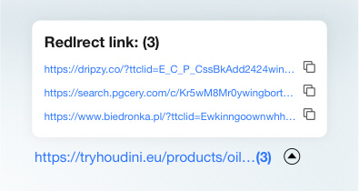 Redirect Link Recognition