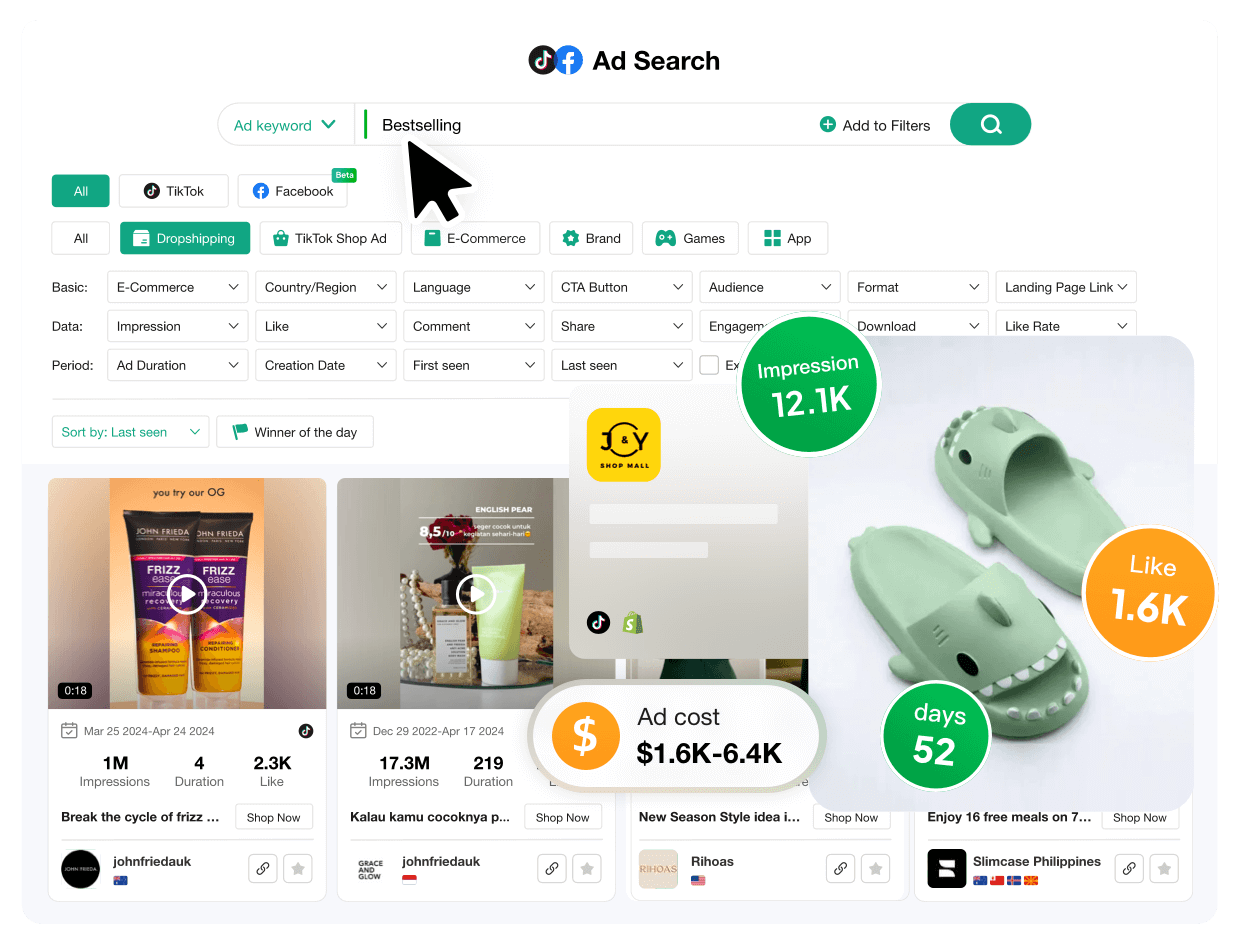 Benefits of Pipiads to Find Best Pet Dropshipping Stores
