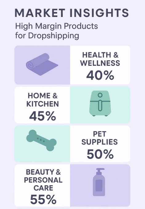 Market Insights: High Margin Products for Dropshipping