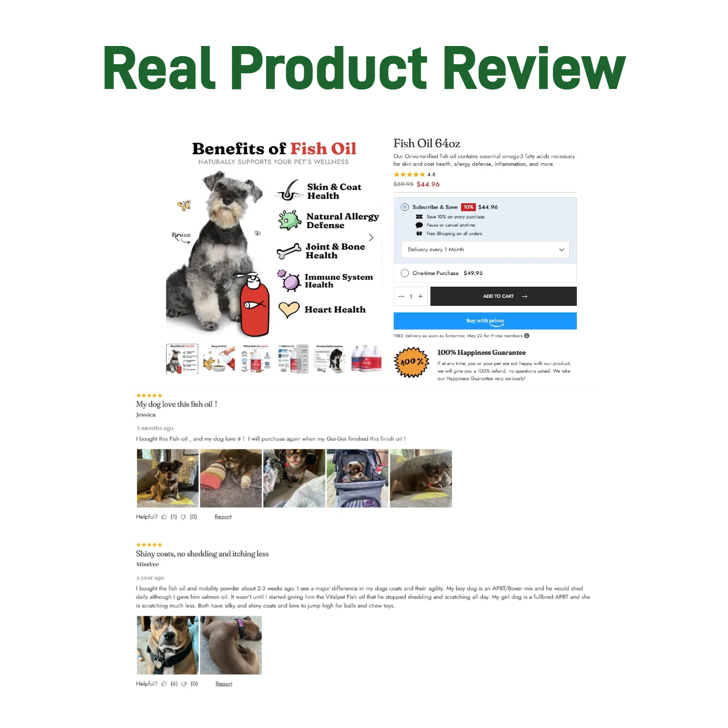 Successful Shopify Pet Store Example 1: Vital Pet Life