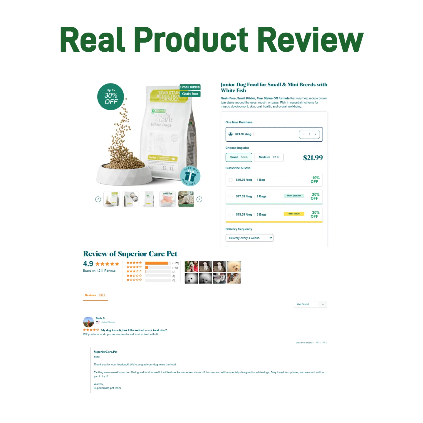 Successful Shopify Pet Store Example 2: Kika USA SuperiorCare.Pet