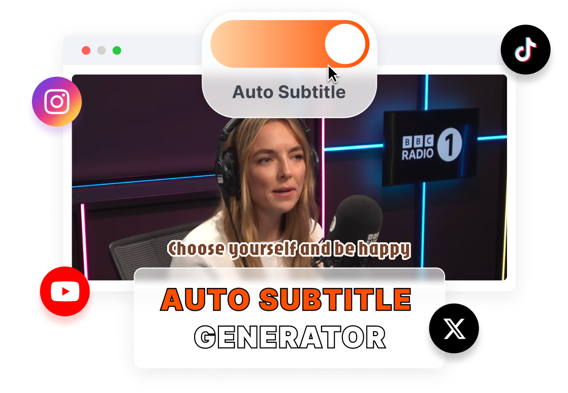 <span style="font-weight: 700; color: transparent; -webkit-background-clip: text; background-clip: text; background-image: linear-gradient(to right, #ff4f01, #ff7a3f); -webkit-text-fill-color: transparent;"> Auto Subtitle </span> <span> Your Videos Like a Pro Creator</span>