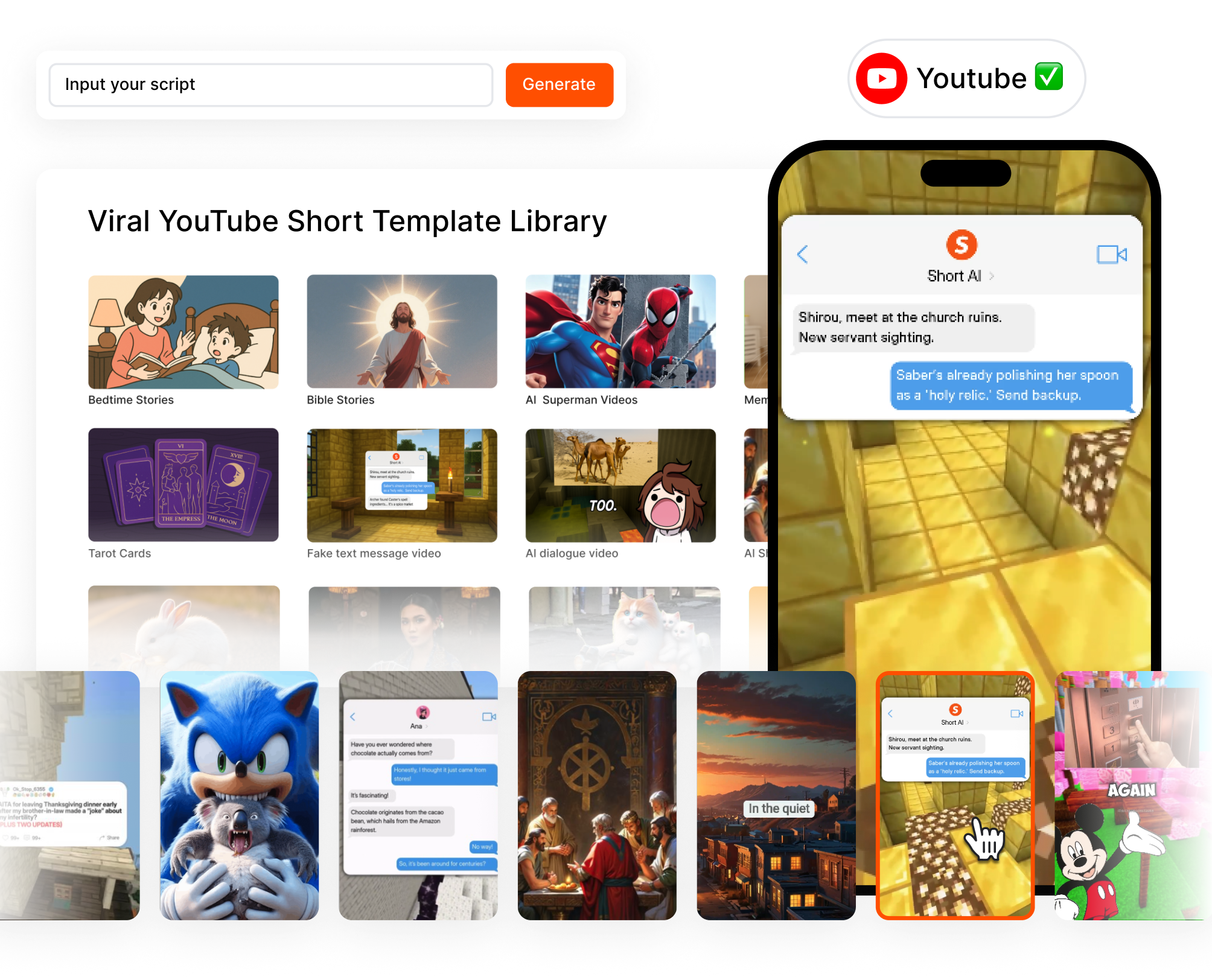 YouTube Shorts Template
