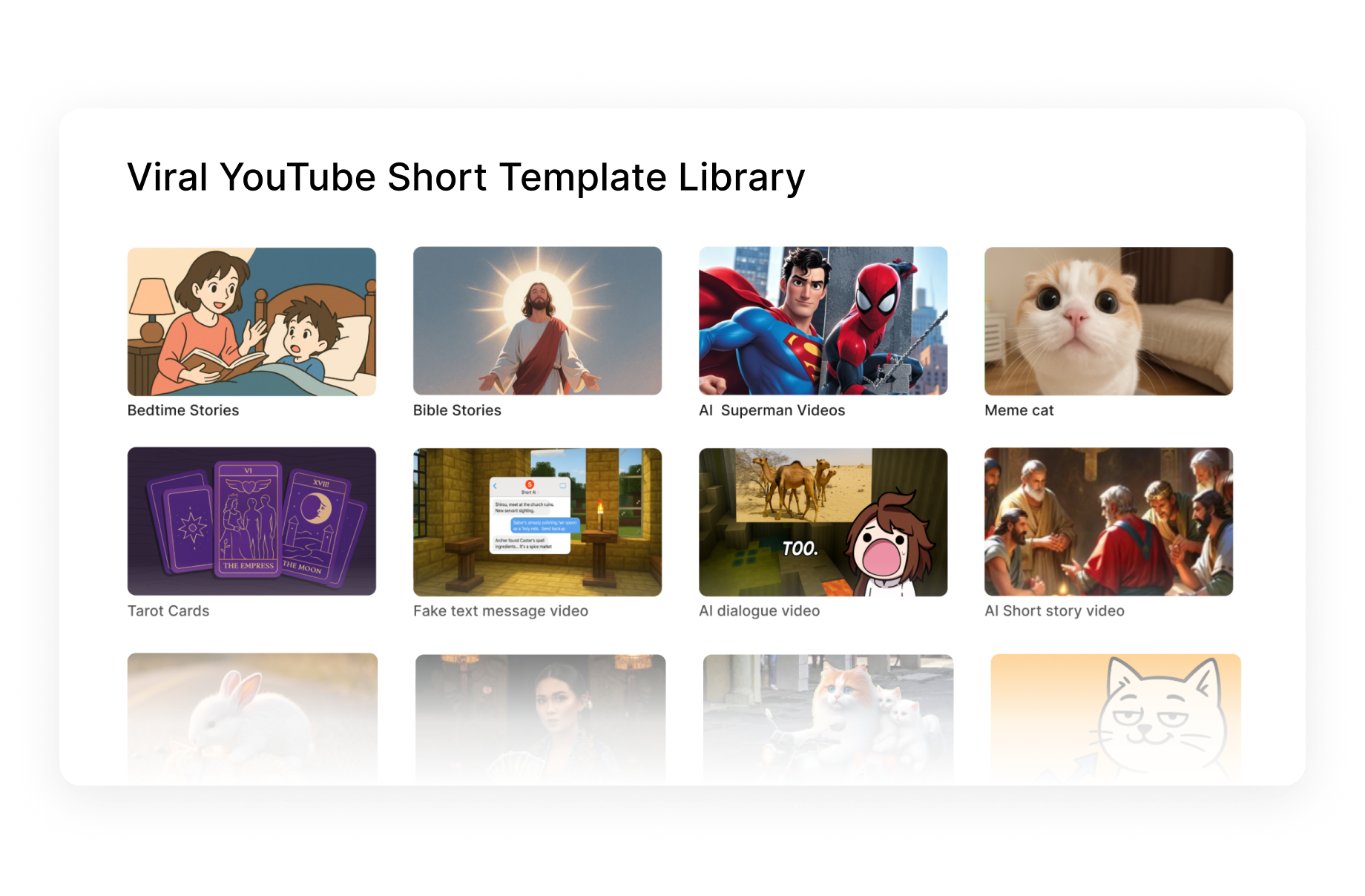 YouTube Shorts Template