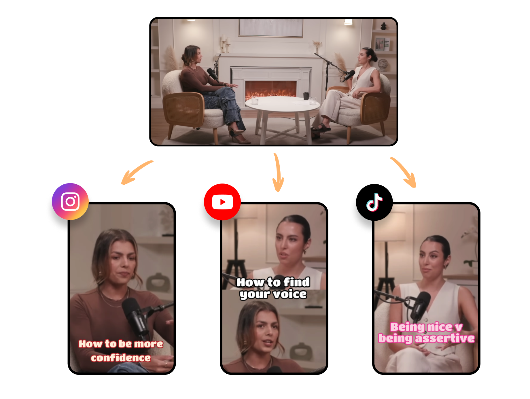 Best Vizard AI Alternative for <span style="font-weight: 700; color: transparent; -webkit-background-clip: text; background-clip: text; background-image: linear-gradient(to right, #ff4f01, #ff7a3f);">Automatic Video Clipping</span>