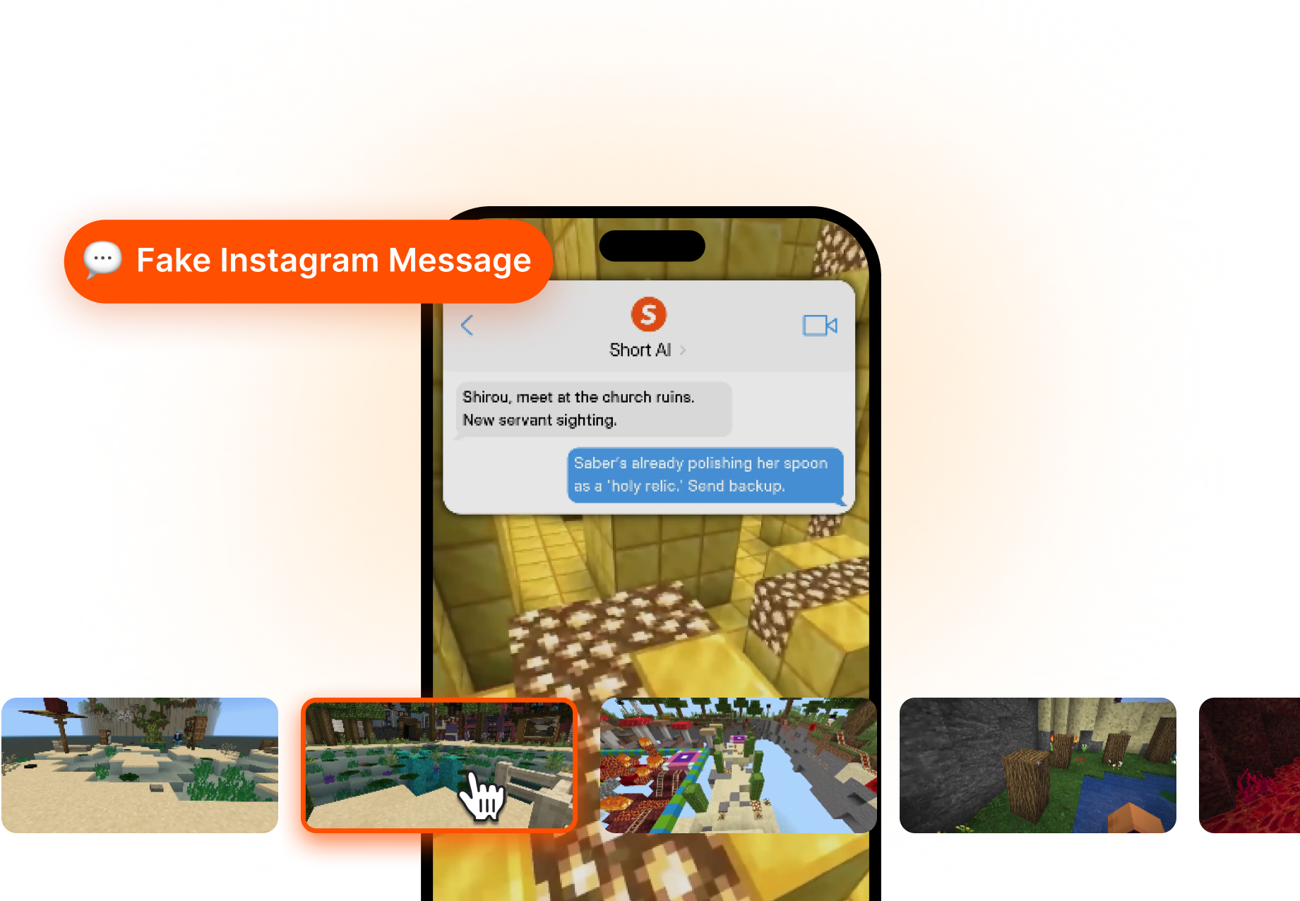 Fake Instagram Text Video