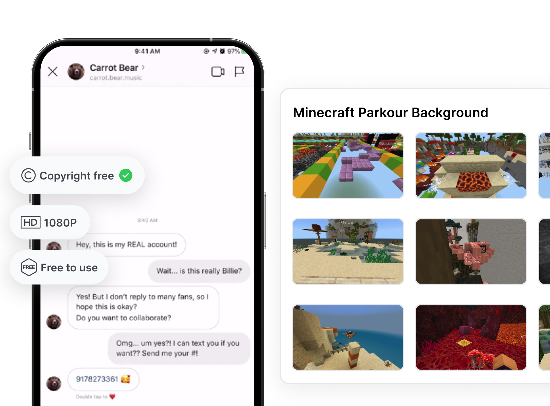 Fake Instagram Text Video