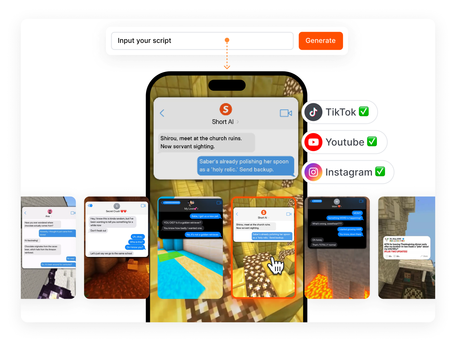 Fake Telegram Message