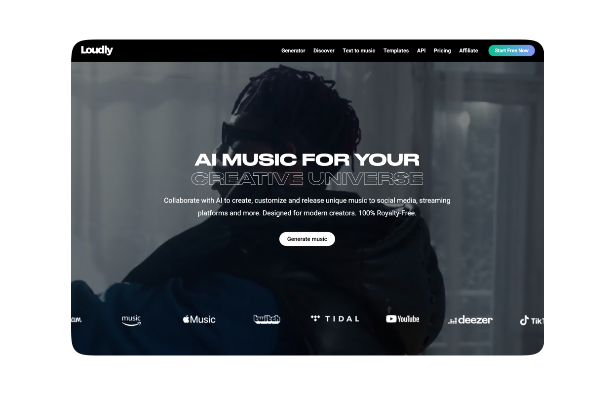 Loudly AI Music Generator
