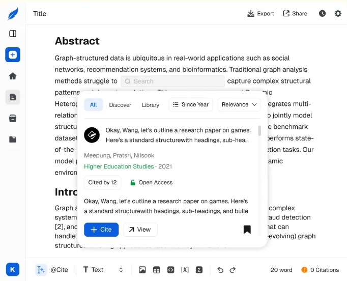 AI Cite for Essays
