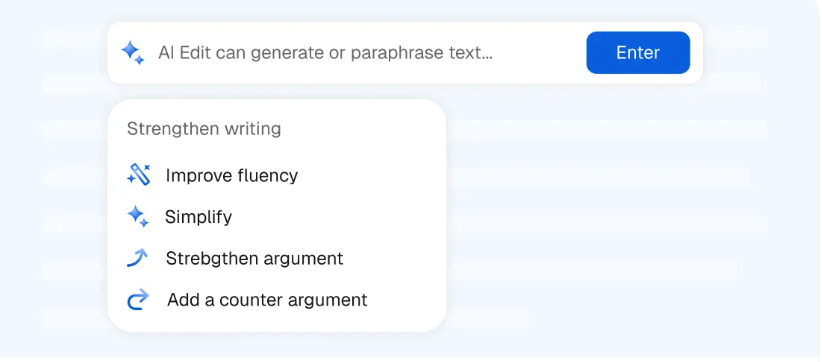AI write and polish paragraph