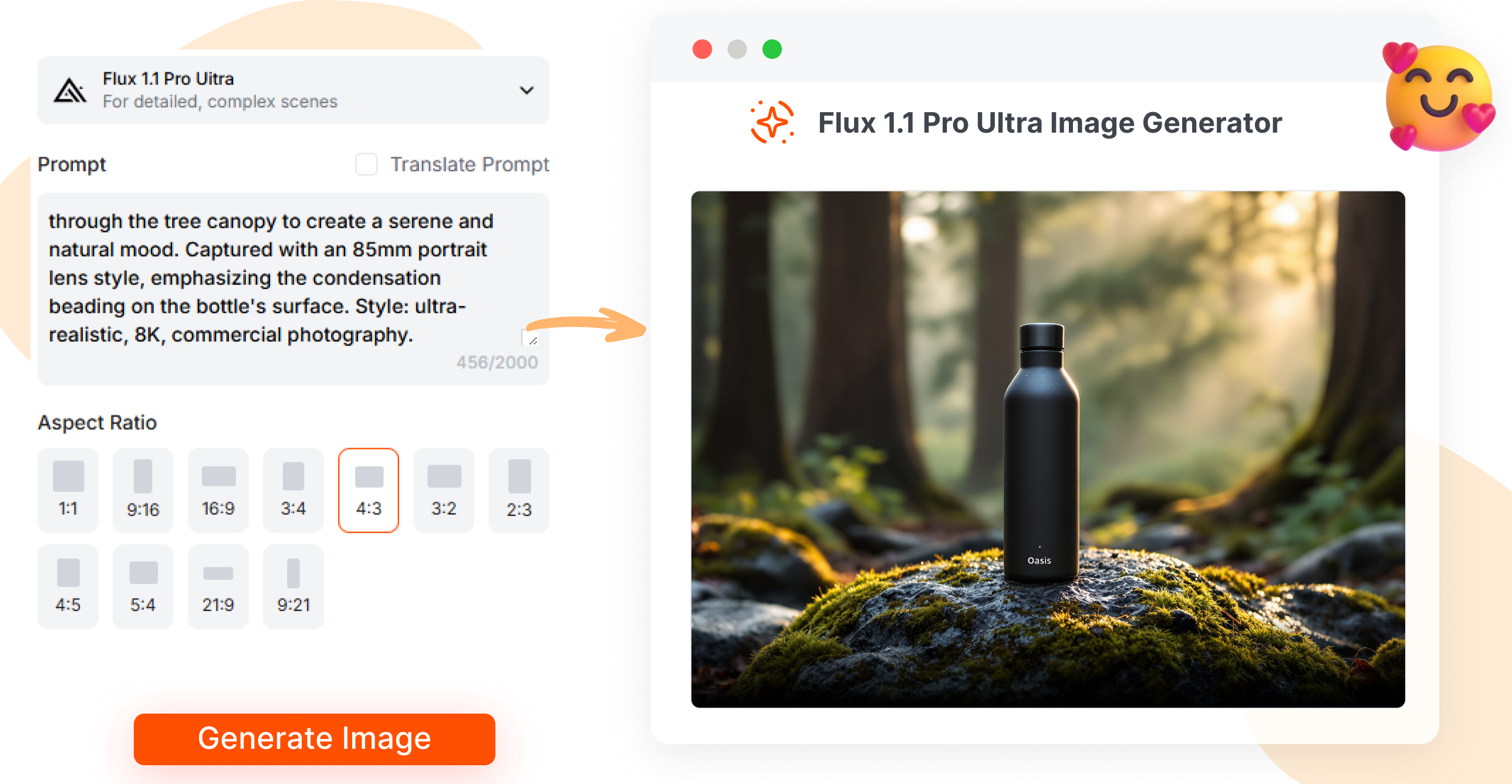 Flux 1.1 Pro Ultra Image Generator