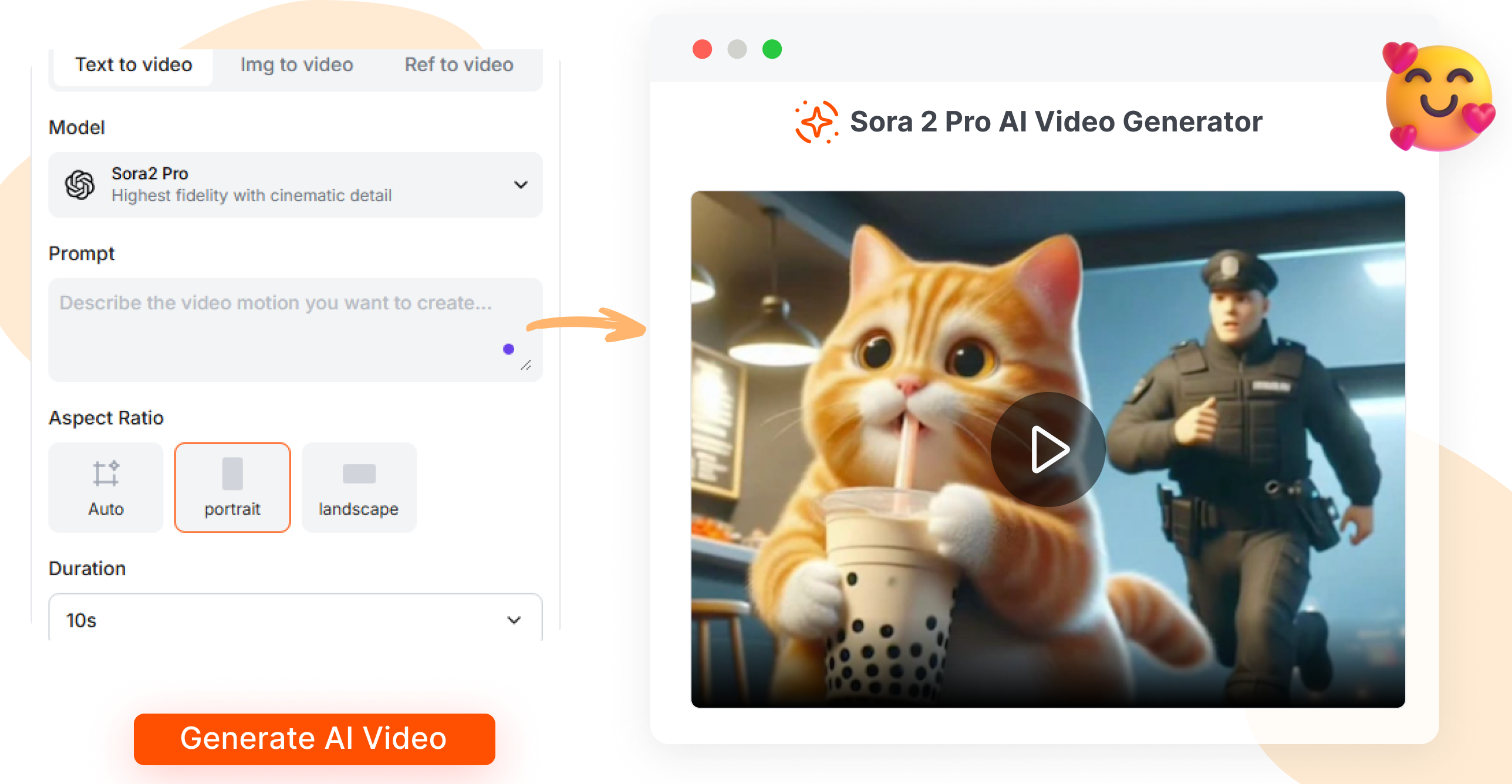 Sora 2 Pro AI Video Generator