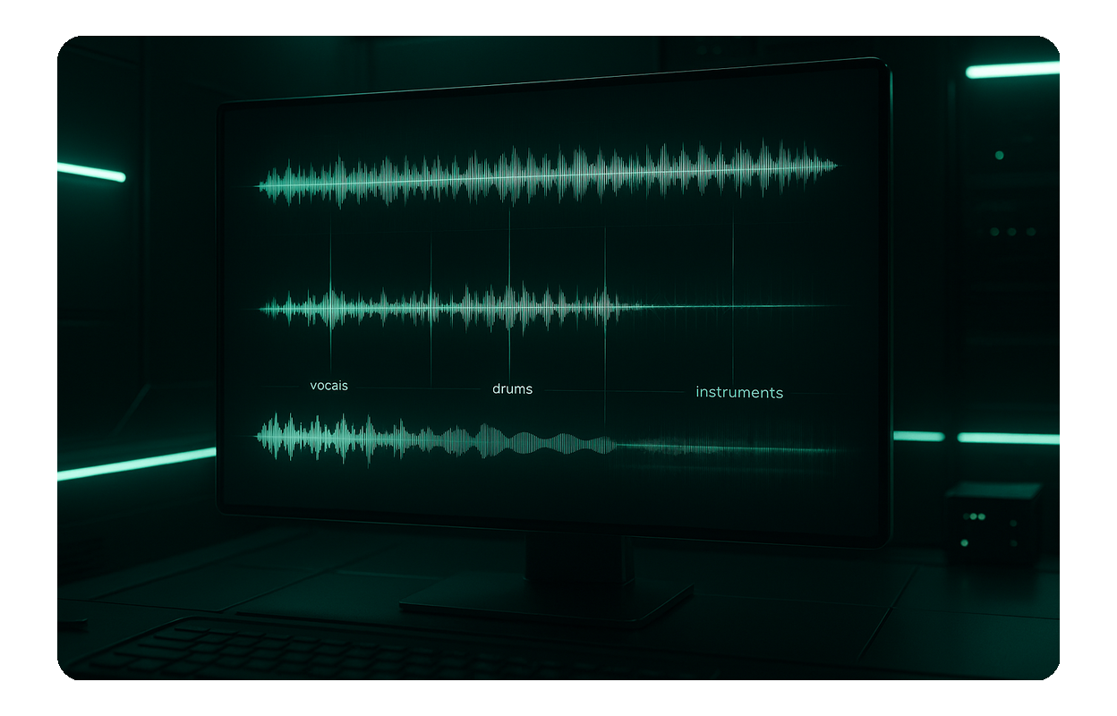 Precise Multi-Stem Extraction