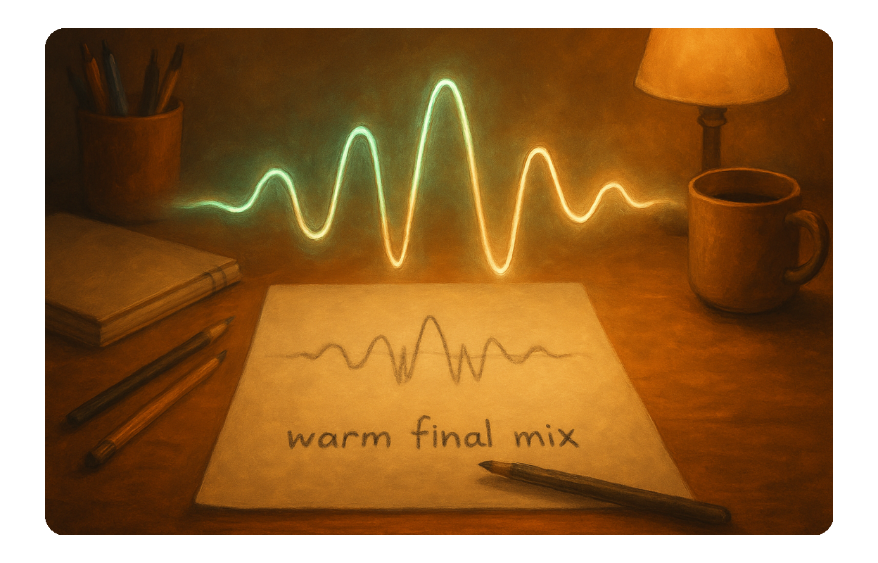 Balanced and Warm Final Mixes