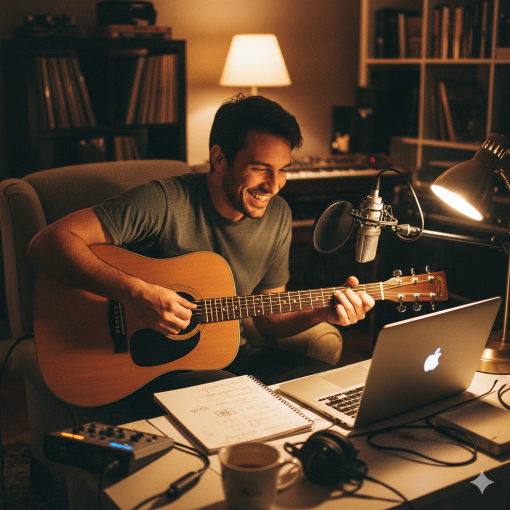 Musician happy with 'AI generated MIDI'.