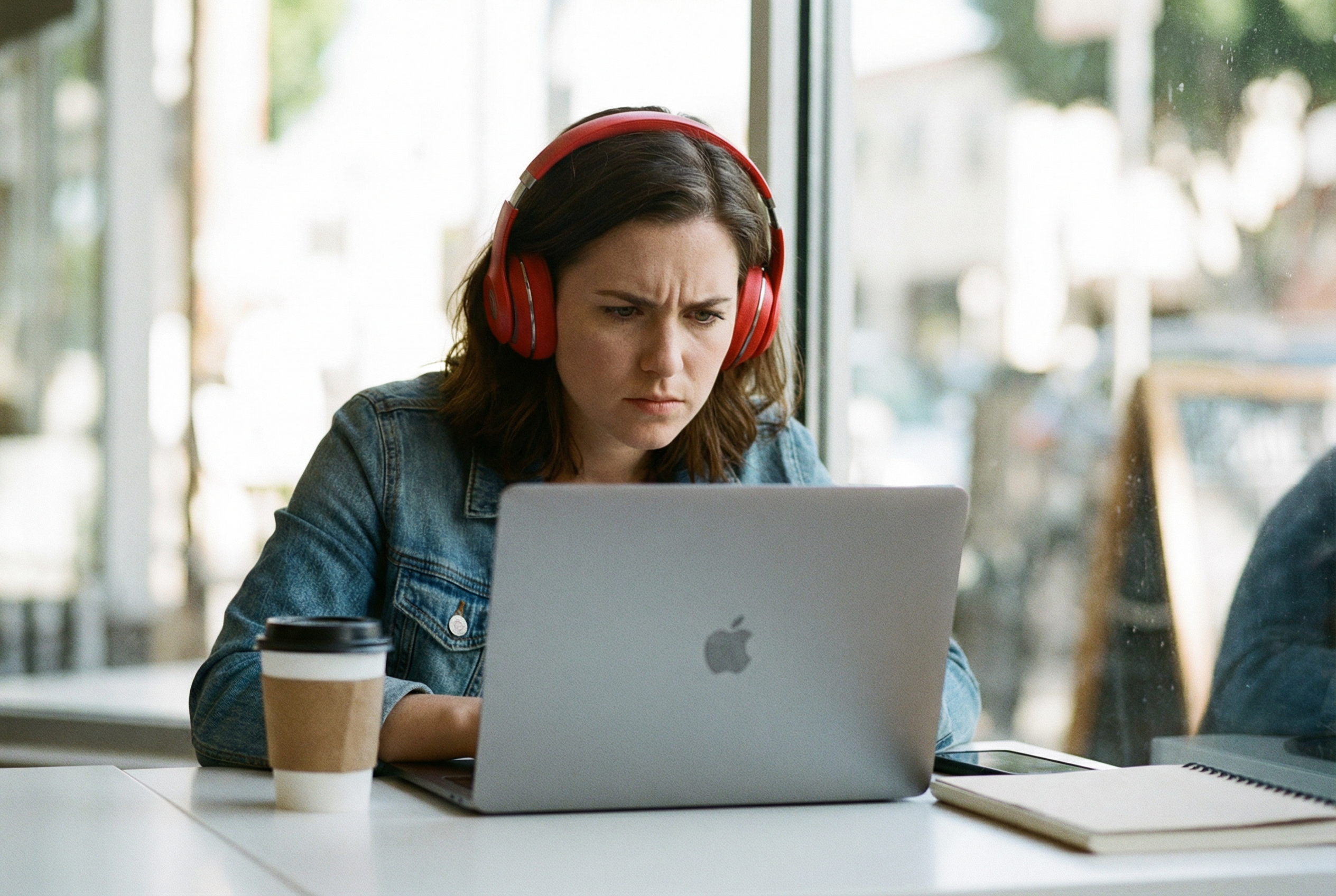 8비트 음악 생성기로 레트로 사운드트랙을 만드는 게임 개발자.