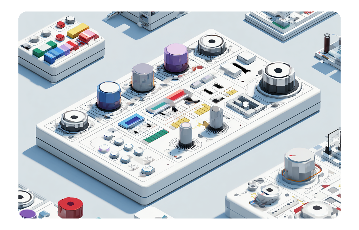 8ビット音楽トラックのダウンロードボタンとロイヤリティフリーアイコン