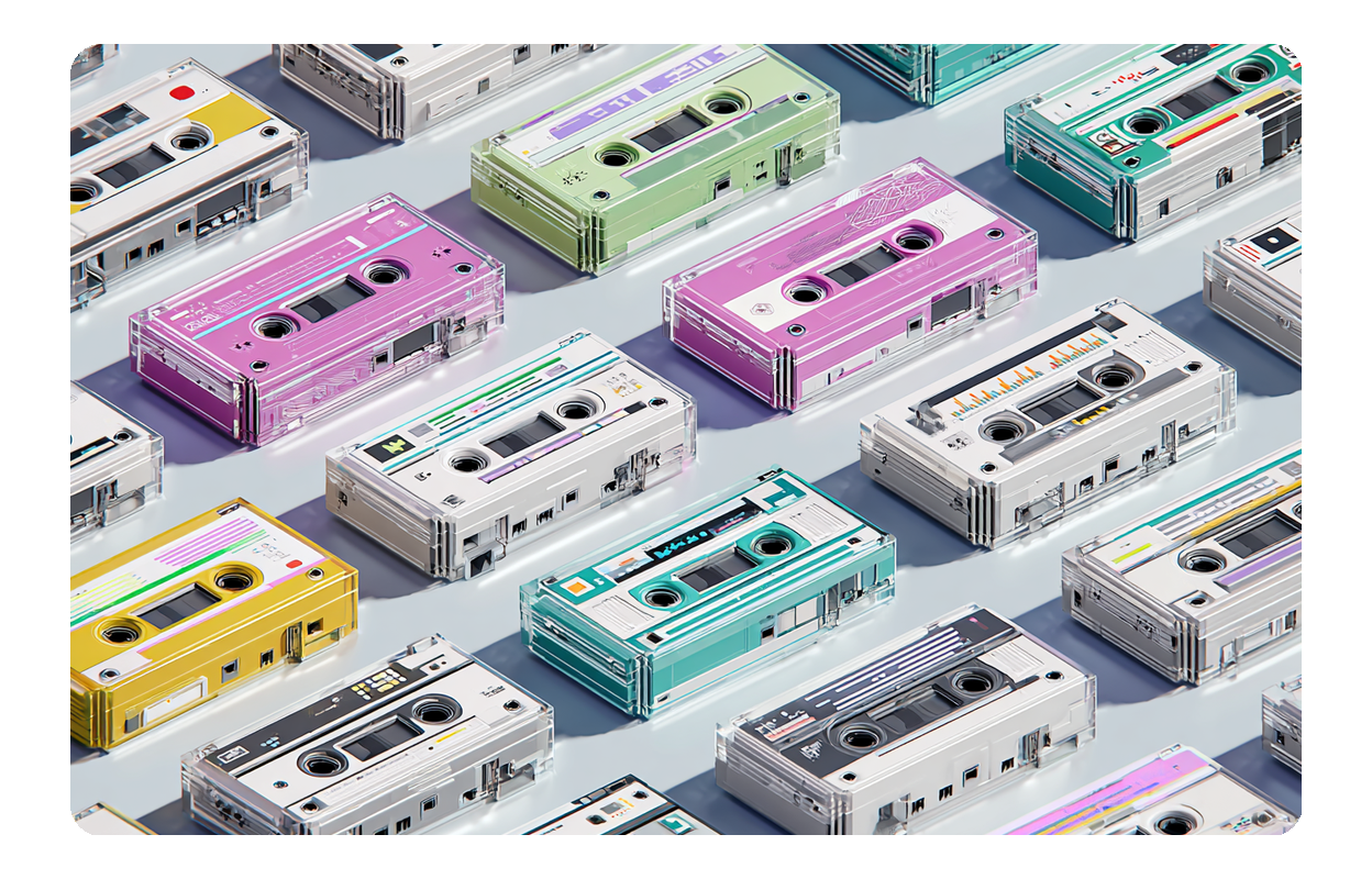 8ビット音楽パラメーターのカスタマイズオプションを示すユーザーインターフェース