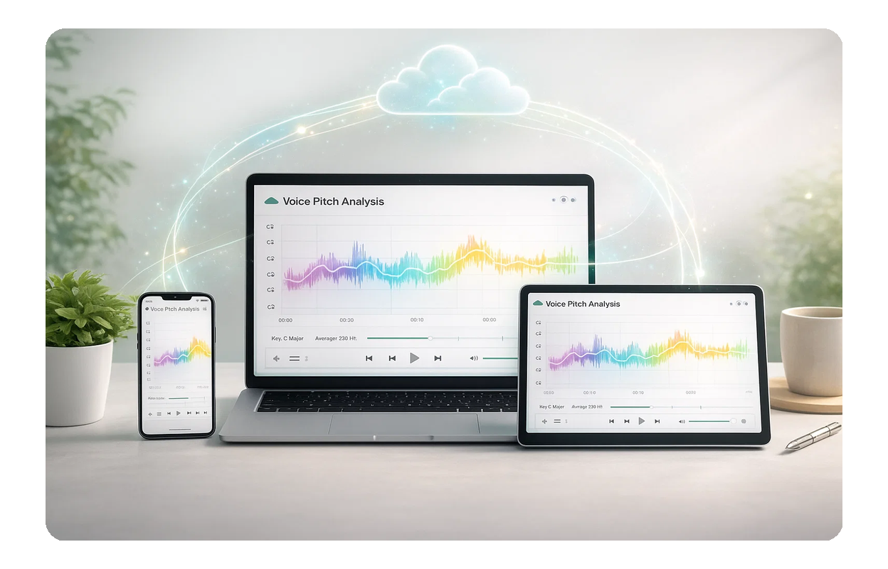 온라인 보이스 피치 찾기