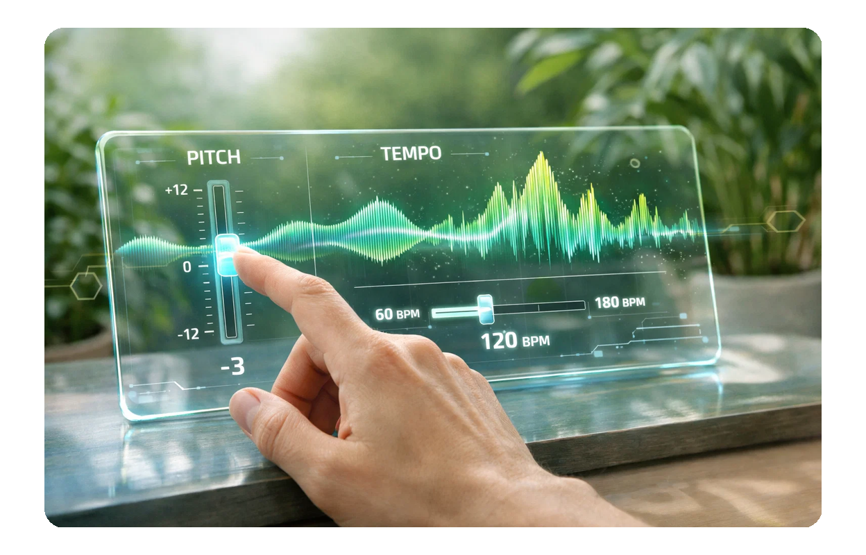 Tom e Andamento Personalizados