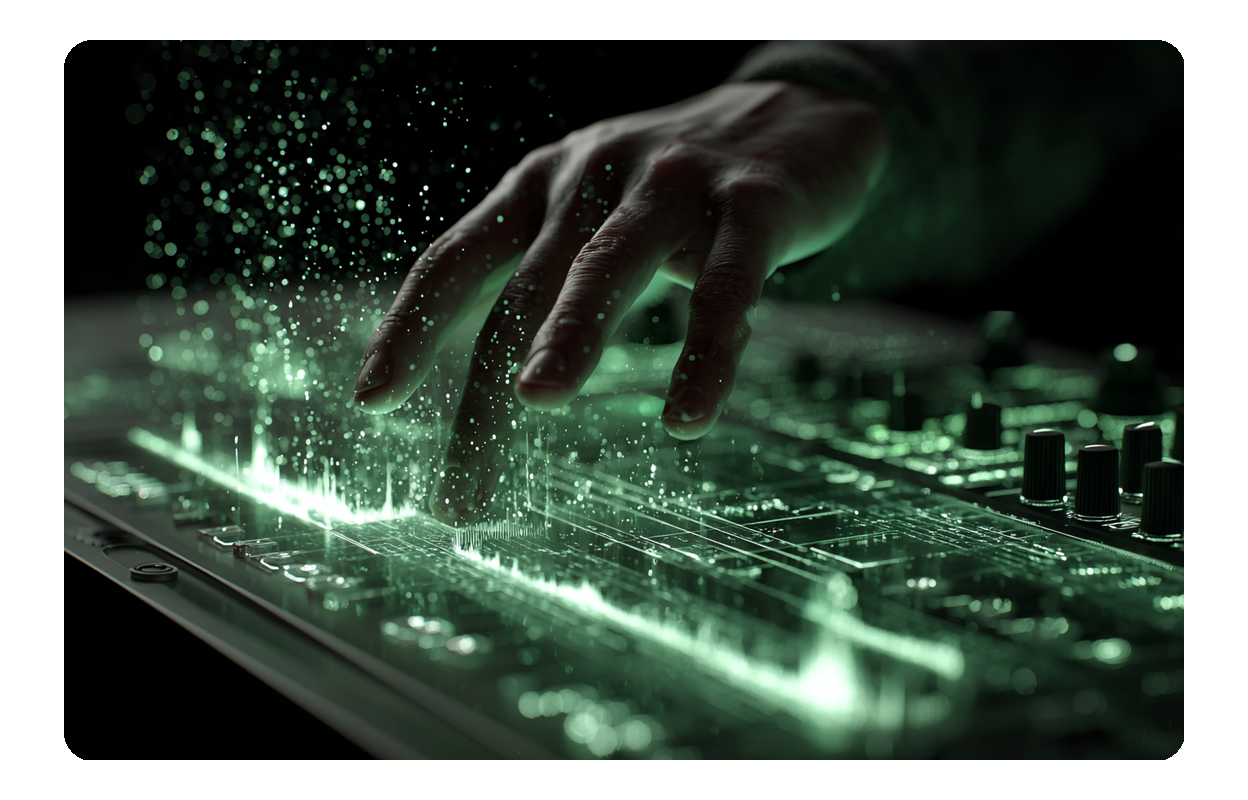 다양한 컬러 노이즈 옵션을 보여주는 인터페이스.