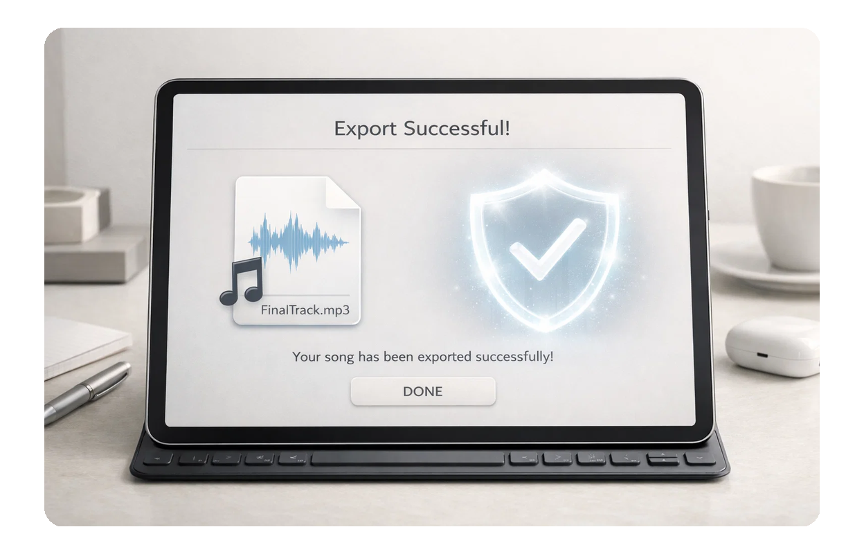 Royalty-Free Music Export