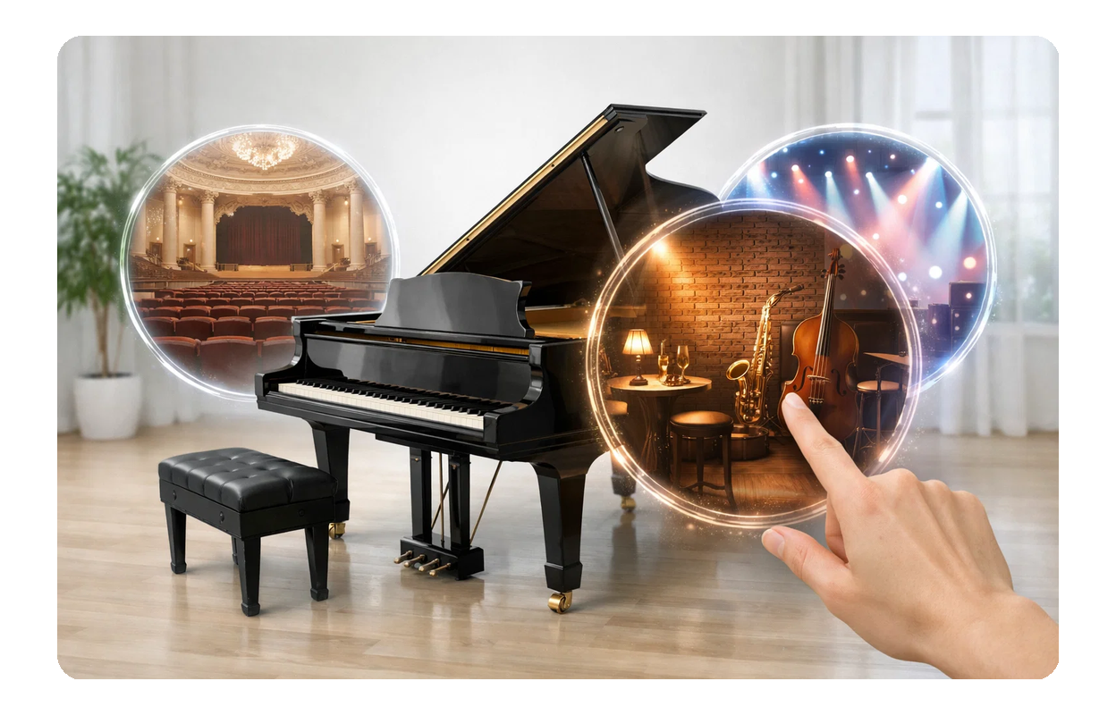 可客製化的鋼琴風格