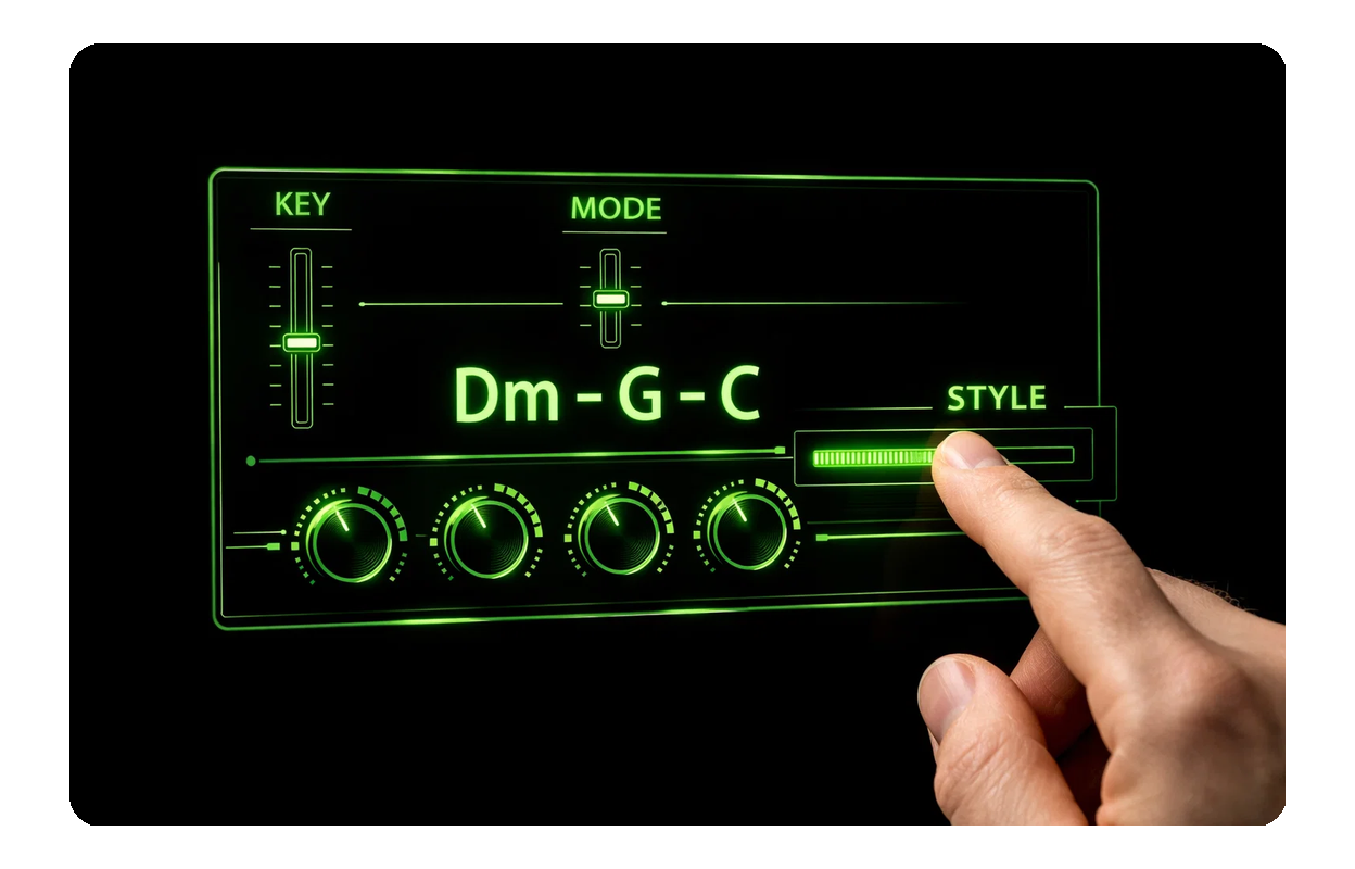Customizing a chord progression builder