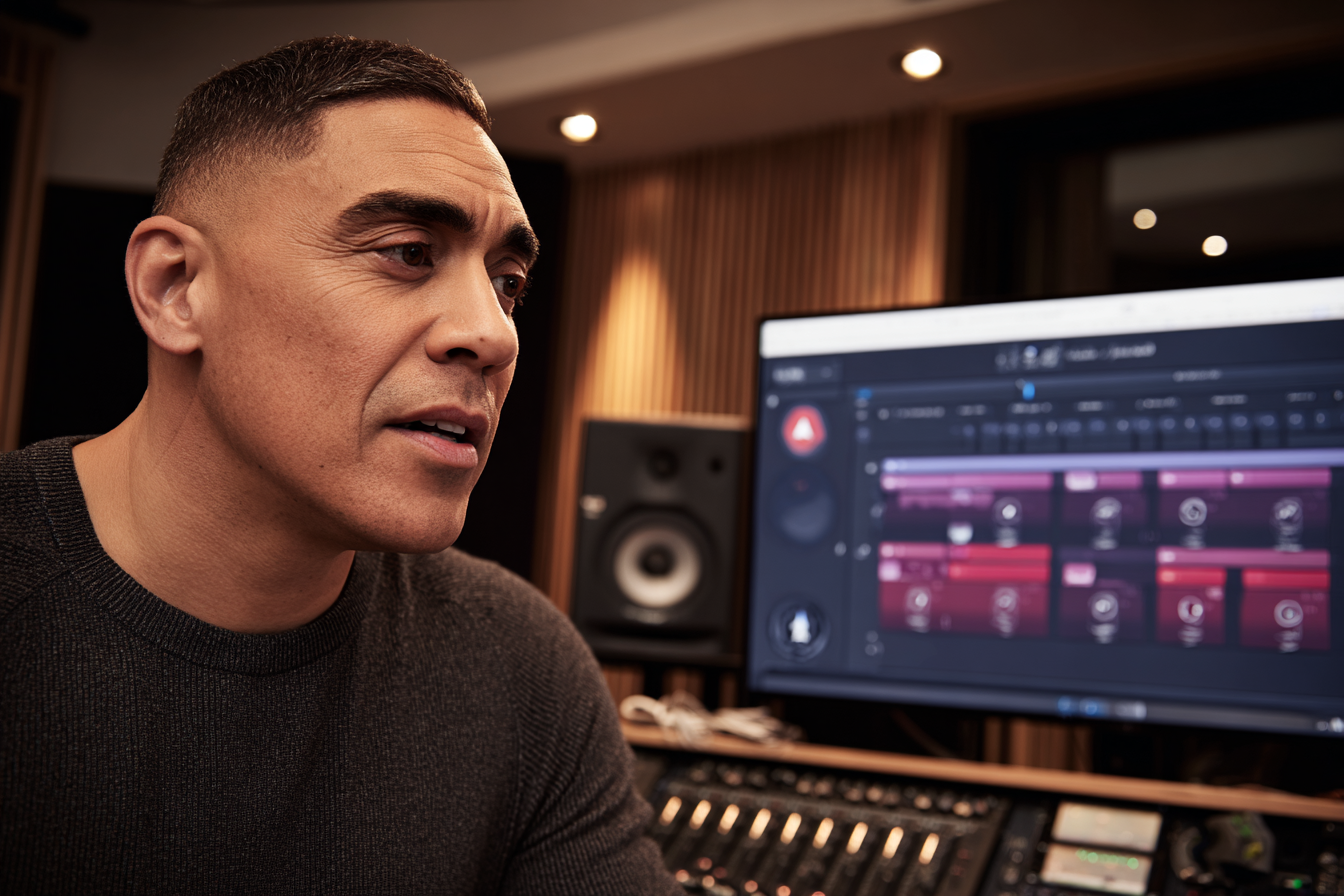 Producer using chord progression generator