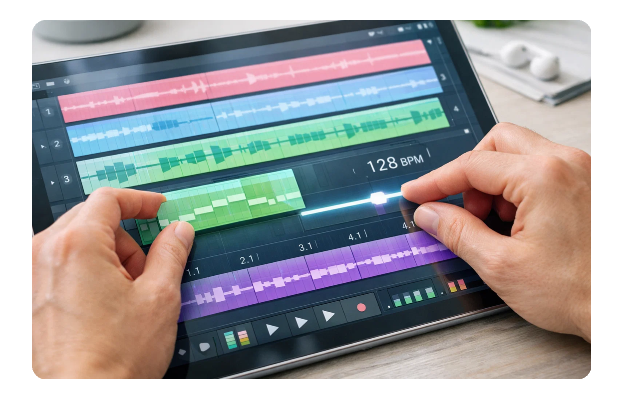 Intuitives Bearbeitungsstudio