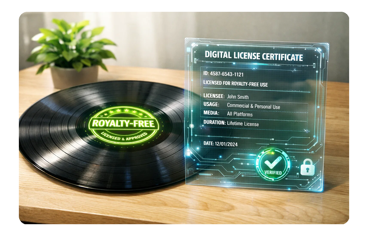 로열티 프리 및 상업적 이용