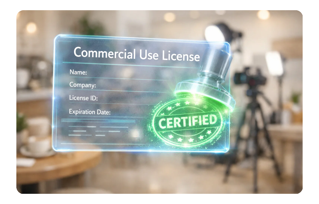 로열티 프리 상업적 라이선스