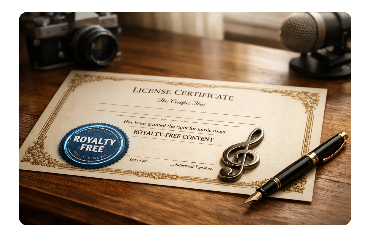 ロイヤリティフリーの商用ライセンス