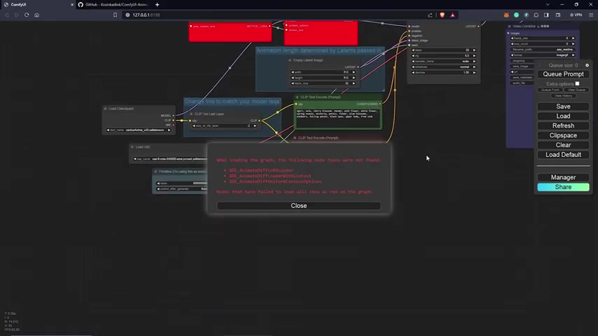AnimateDiff Workflow Guide: Creating Animations in ComfyUI