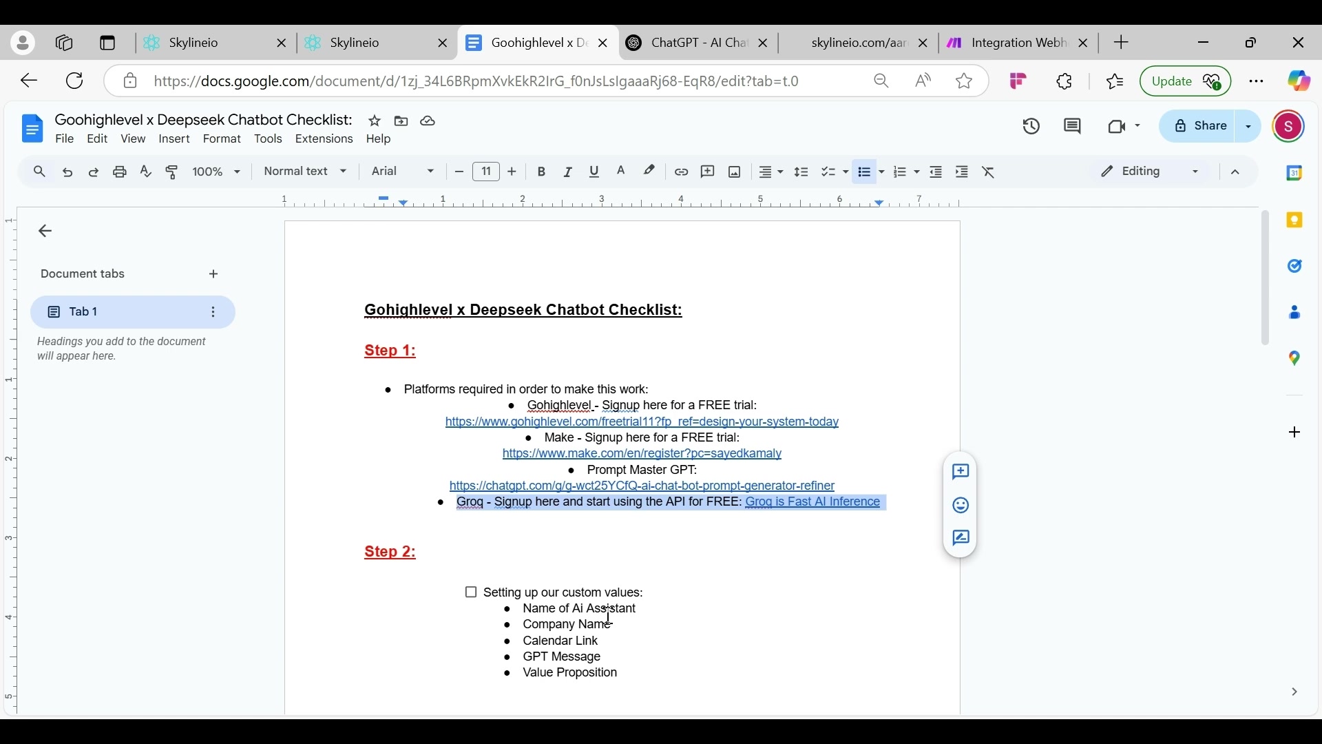 GoHighLevel & Deepseek Chatbot: Free Integration Guide 2025
