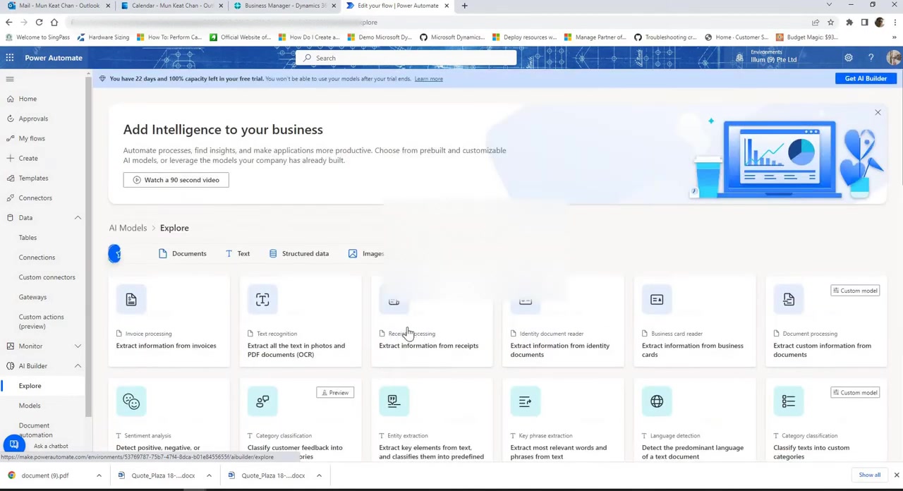 Automatización de Procesos con Power Automate AI Builder
