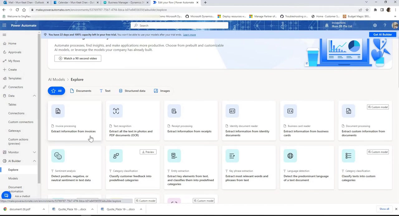 Automatización de Procesos con Power Automate AI Builder