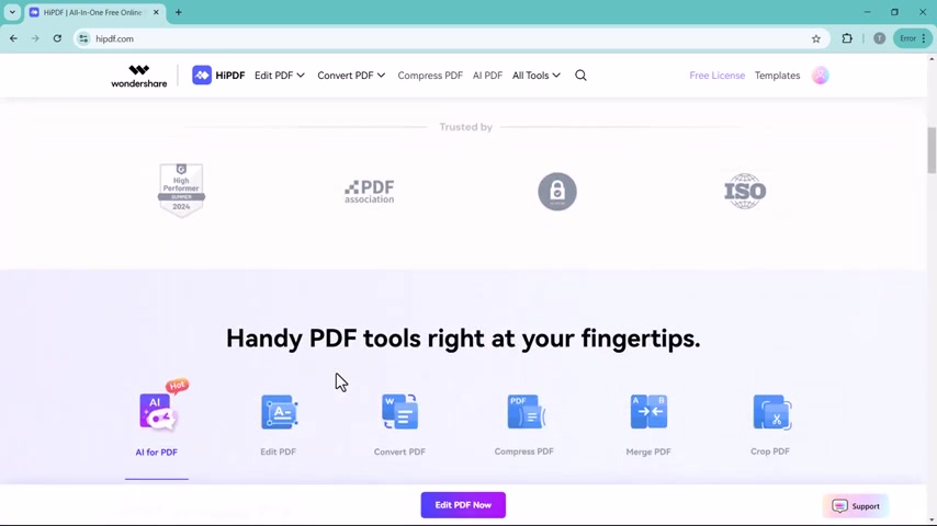 HiPDF: La herramienta online definitiva para editar PDF con IA