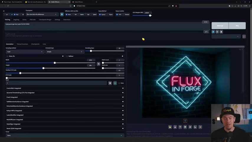 Stable Diffusion Forge: Flux 模型安装与使用终极指南