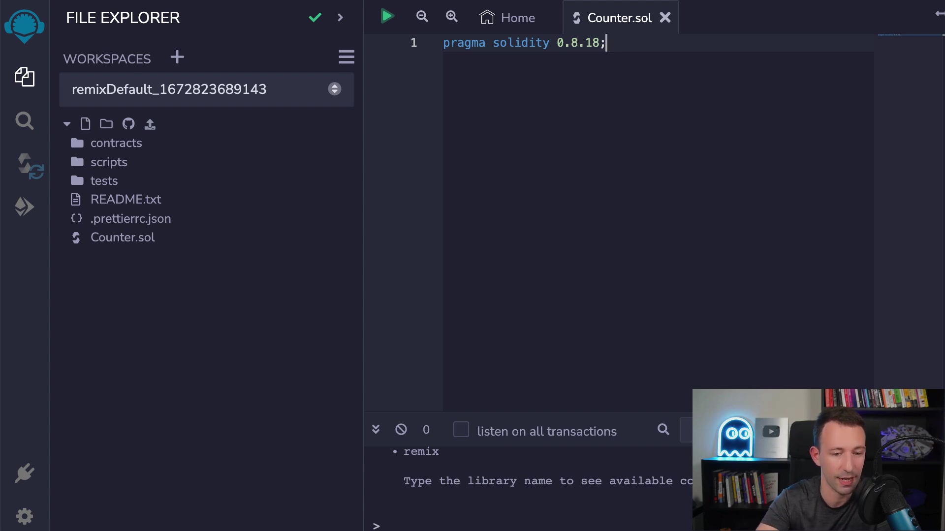 Ethereumスマートコントラクト：RemixとSolidityで始める