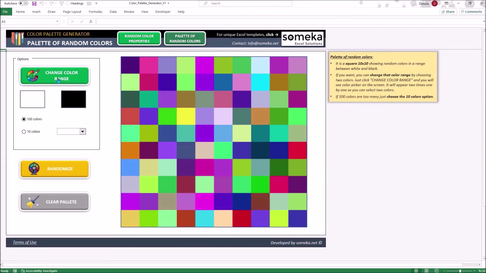 Colores Excel Generador de Paletas de Colores Excel: Optimiza tu Diseño