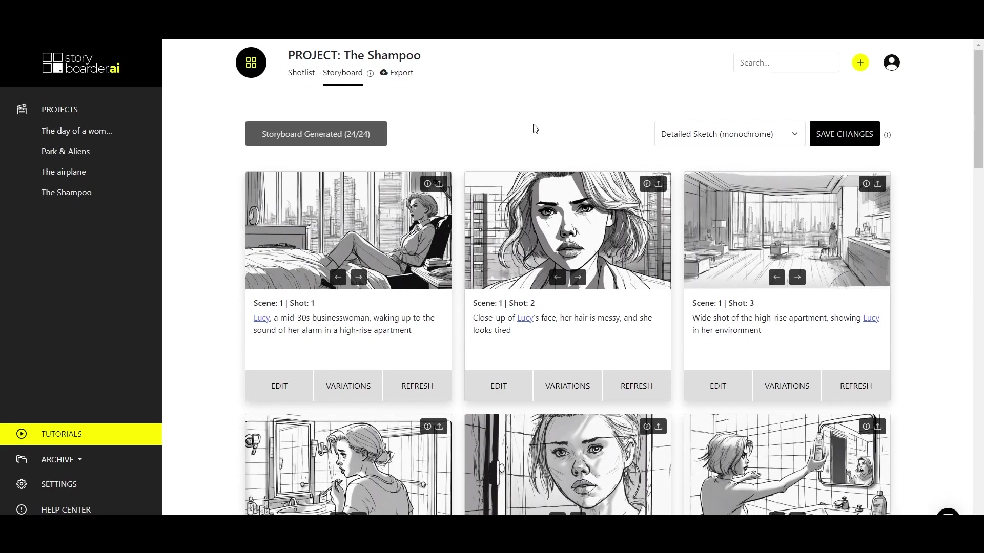 StoryBoarder.ai: Cách tạo bảng phân cảnh phim chuyên nghiệp