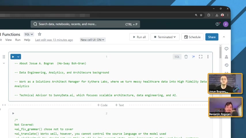 Unlock AI Power with SQL AI Functions in Databricks