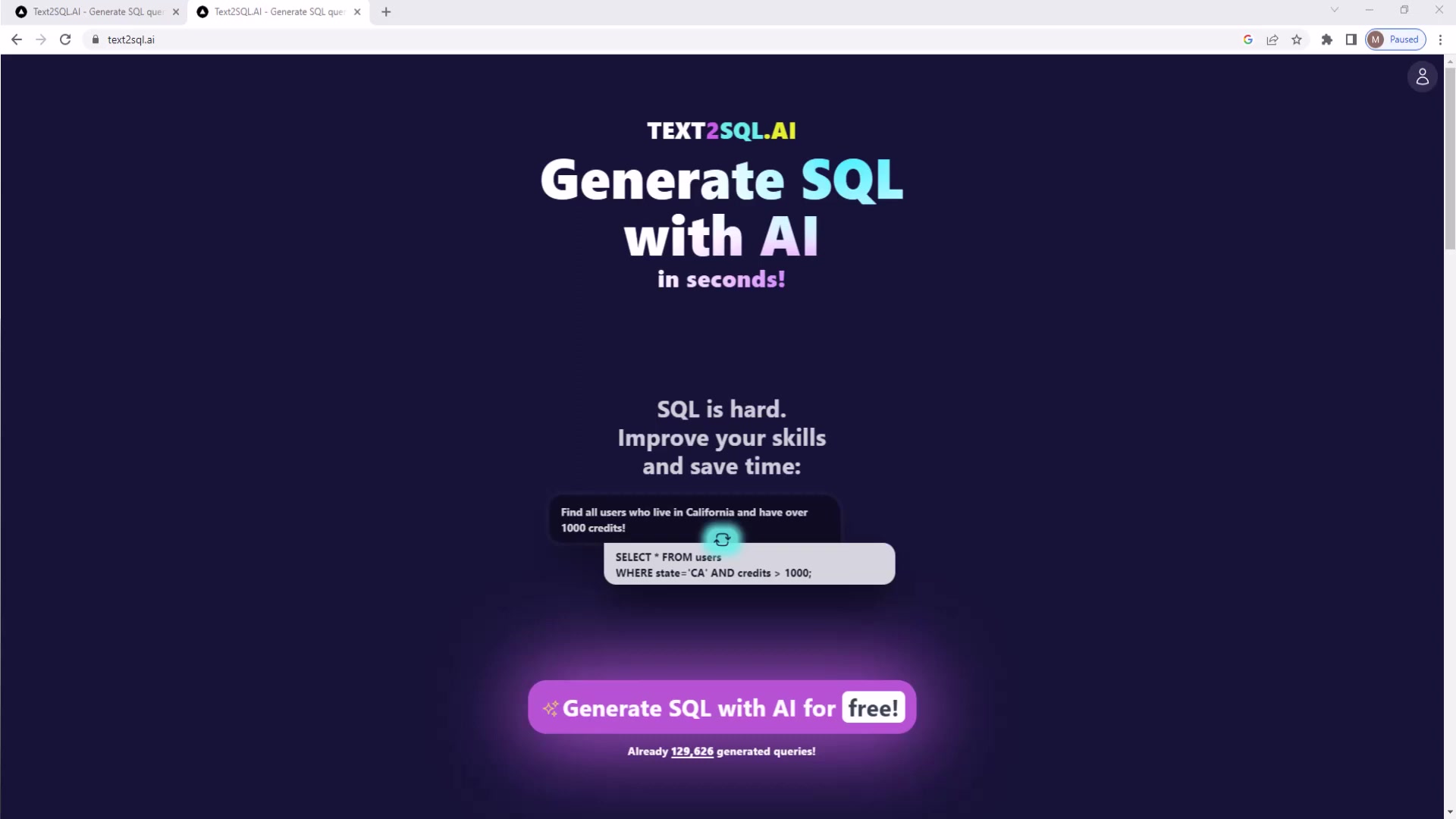 AI文本轉SQL工具：TEXT2SQL.AI全面評測與應用指南