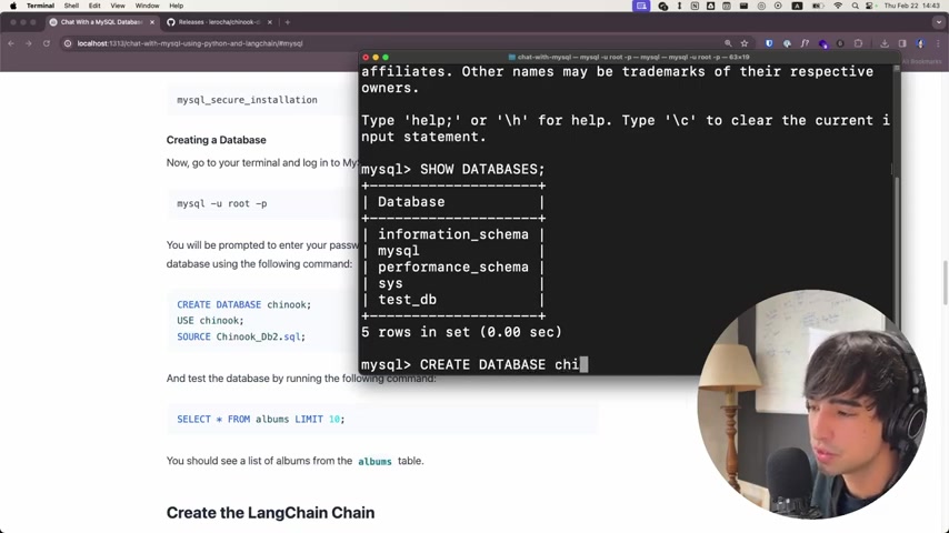 Chat with MySQL Database Using Python and LangChain: A Comprehensive Guide