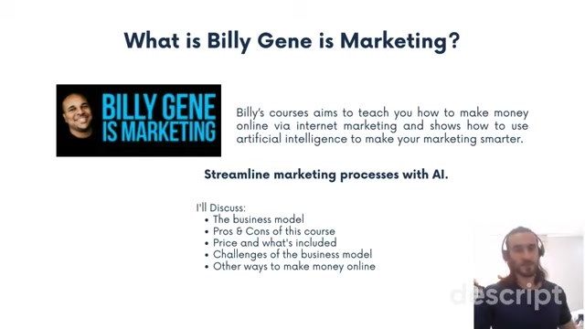 Understanding Billy Gene is Marketing