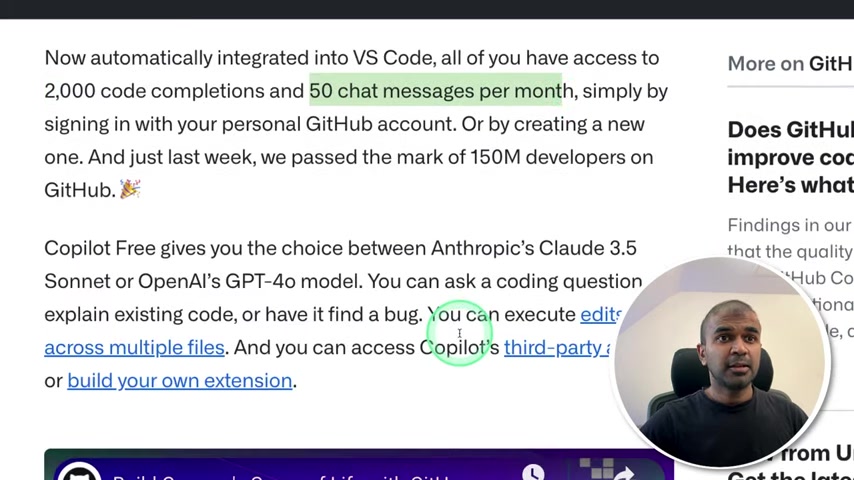 Hướng dẫn sử dụng GitHub Copilot trong VS Code miễn phí