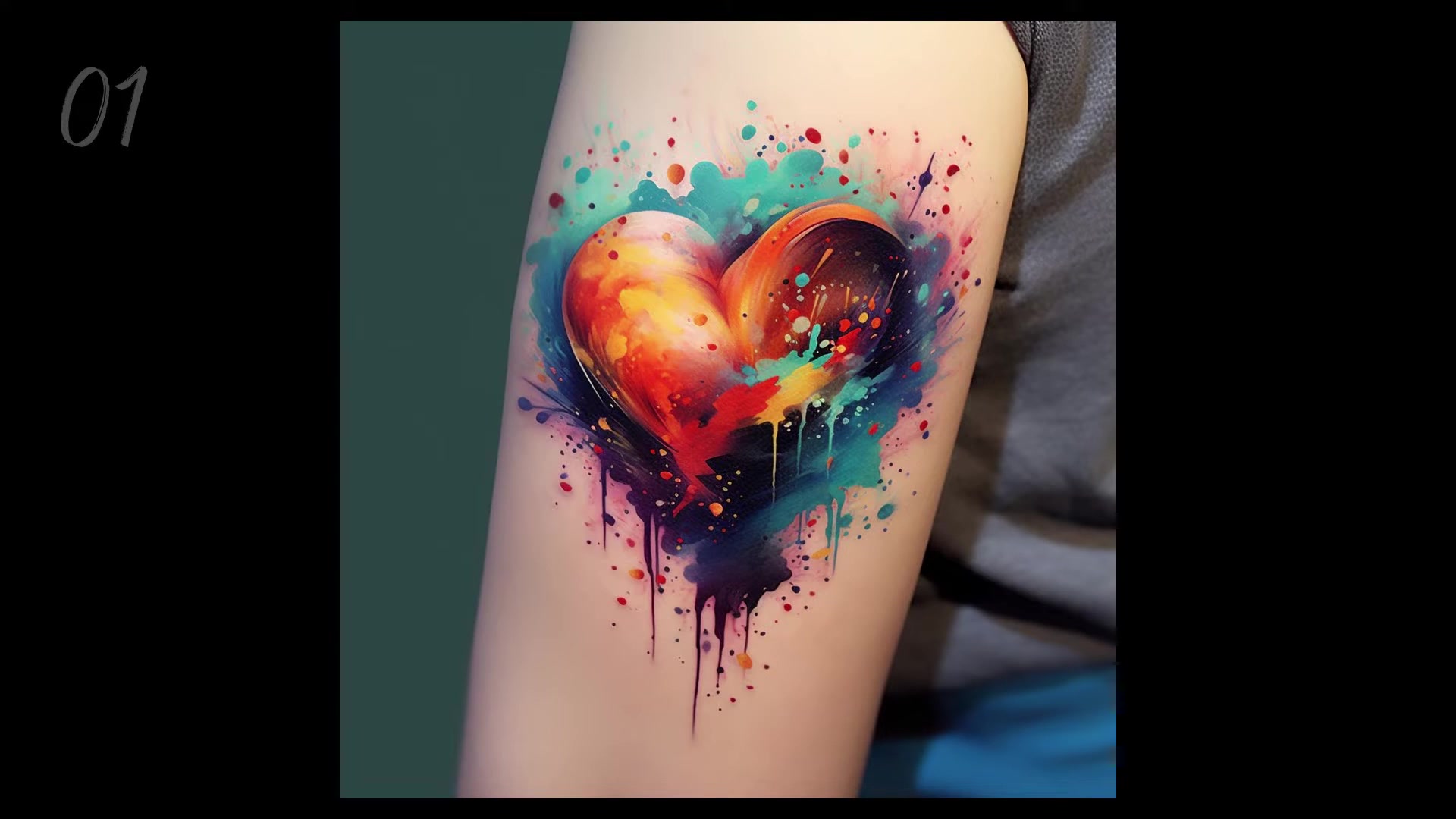 掌握心形紋身：靈感、設計與意義的終極指南, image size:1920x1080