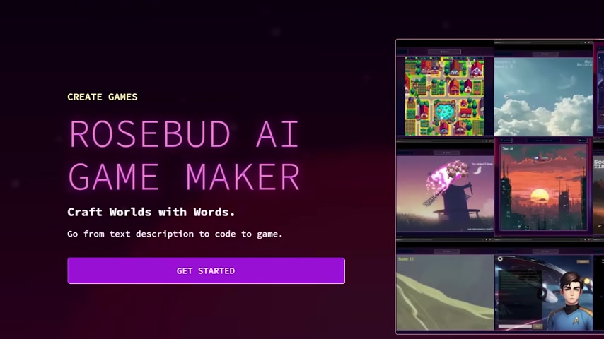 AI 遊戲開發工具 Rosebud AI：輕鬆打造你的遊戲夢想